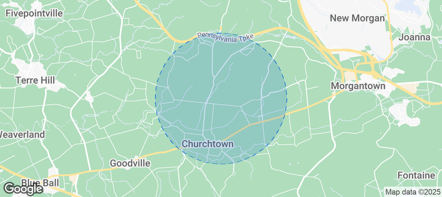 Caernarvon Township Airbnb map